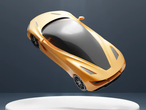 McLaren 720S Basic Model 3D Print Model