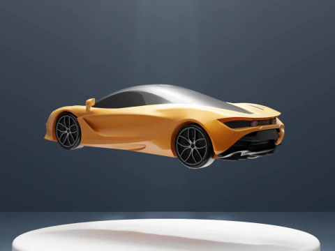 McLaren 720S Basic Model 3D Print Model