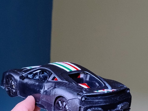 Ferrari 488 Pista 3D 프린트 모델