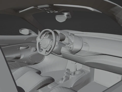 Ferrari 488 Pista 3D Print Model