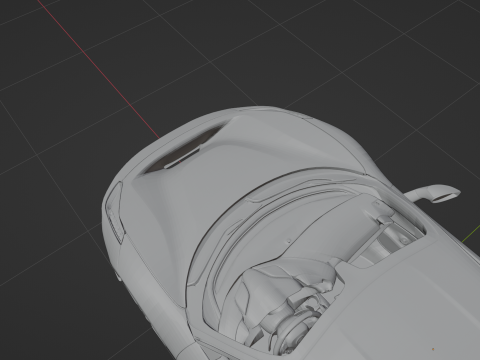 Ferrari 488 Pista 3D 프린트 모델