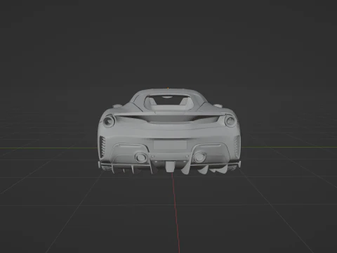 Ferrari 488 Pista 3D Print Model
