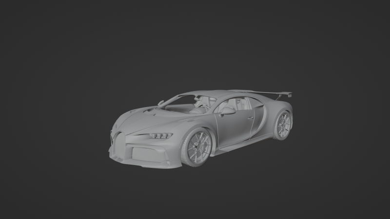 Bugatti Chiron Pur Sport Modelo de Impressão 3D .c4d .max .obj .3ds .fbx .stl .blend
