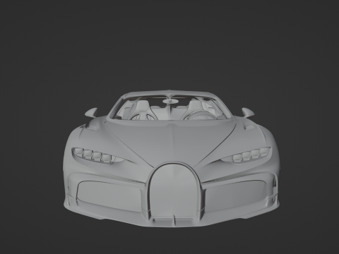 Bugatti Chiron Pur Sport Modelo de Impressão 3D
