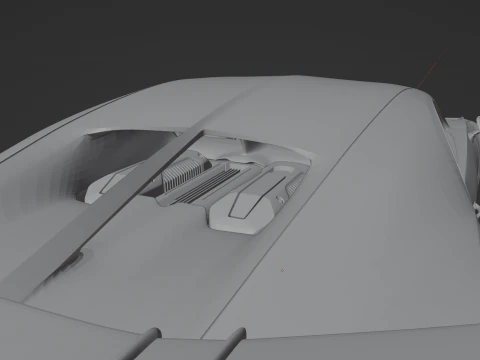 Bugatti Chiron Pur Sport 3D Print Model