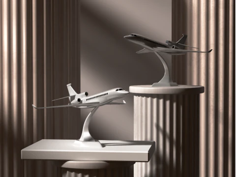 Dassault Falcon 8x for 3D Printing 3D Print Model