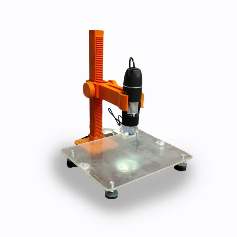 Digital Microscope Stand 3D Print Model .c4d .max .obj .3ds .fbx .stl .blend 