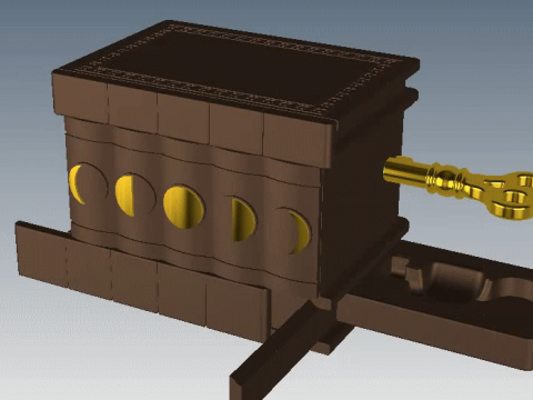Secret Box 3D Print Model