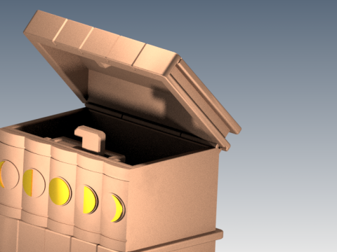 Secret Box 3D Print Model