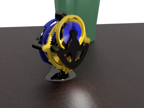 Tourbillon 3D Print Model