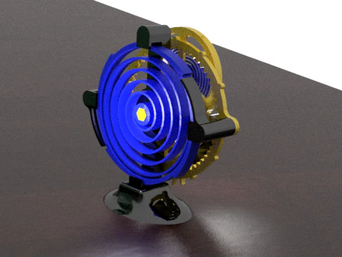 Tourbillon 3D Print Model