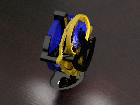 Tourbillon Modelo de Impressão 3D