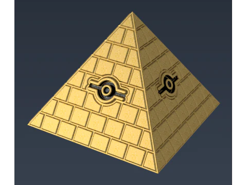 Pyramide myst&eacute;rieuse Modèles 3D en vedette