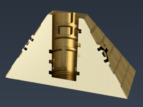 Mystrey Pyramid Model Cetak 3D