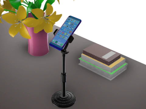 Smart Phone Stand 3D Print Model