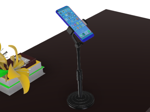 Smart Phone Stand Model Cetak 3D