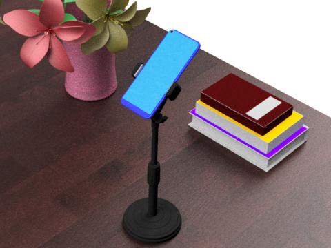 Smart Phone Stand Model Cetak 3D