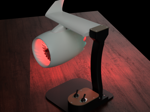 USB Desktop Turbofan 3D प्रिंट मॉडल