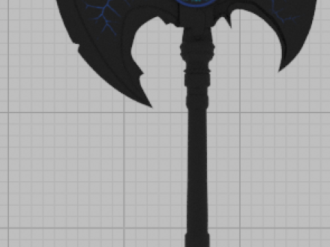 Battle axe 3D Model