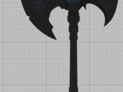 Battle axe 3D Model