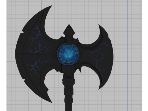 Battle axe 3D Model