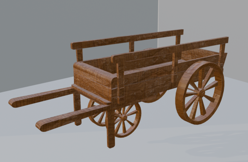 Horse Carriage 3D मॉडल .c4d .max .obj .3ds .fbx .stl .blend 