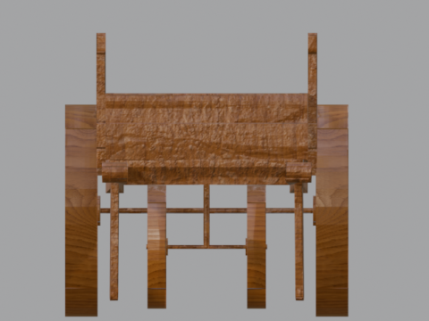 Horse Carriage 3D मॉडल