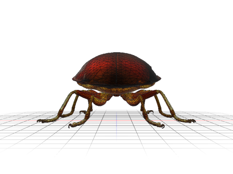 Amber Beetle Majesty 3Dモデル