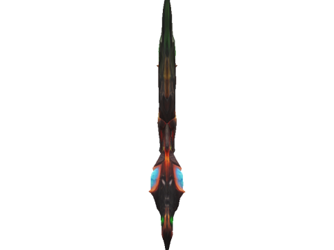 Arcane Dragon Staff 3D Model