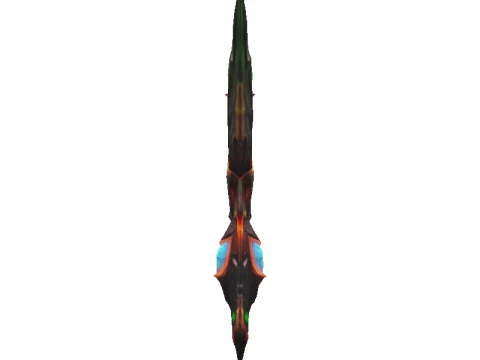 Arcane Dragon Staff 3D Model