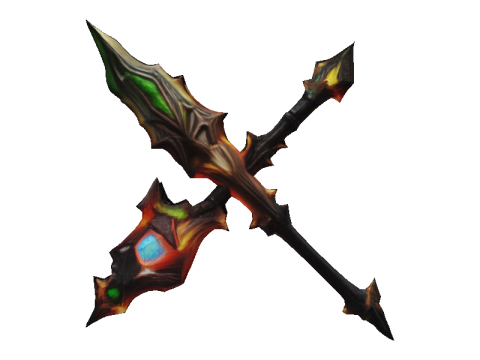Arcane Dragon Staff 3D Model