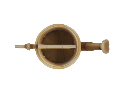 Gothic Bamboo Watering Can 3D 모델