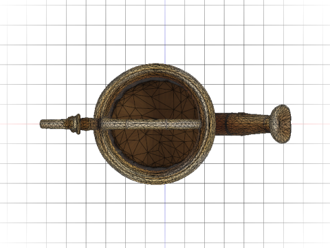 Gothic Bamboo Watering Can 3D 모델