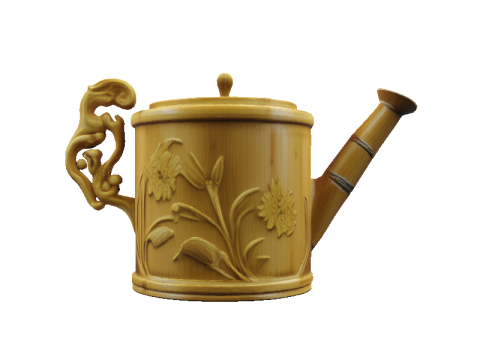 Bamboo Bliss Watering Can 3D Model