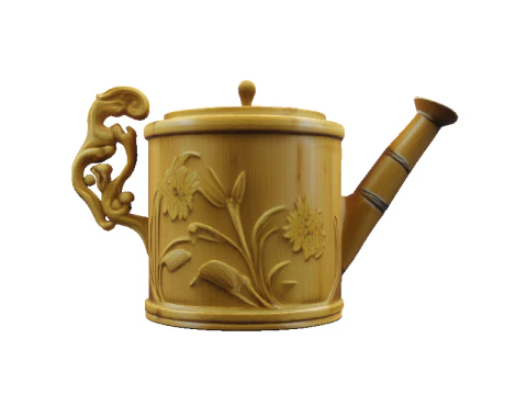 Bamboo Bliss Watering Can 3D Model