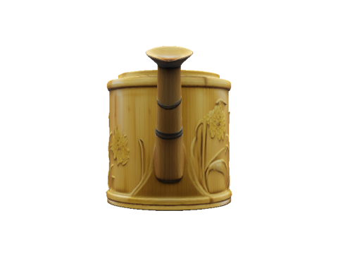 Bamboo Bliss Watering Can 3D Model