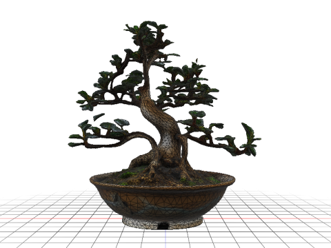 GLAZED BOWL Bonsai 3D Модель