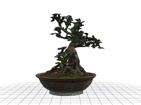 GLAZED BOWL Bonsai 3D Модель