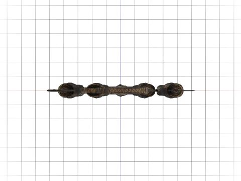 Babylonian Bronze Tool Set 3D Model