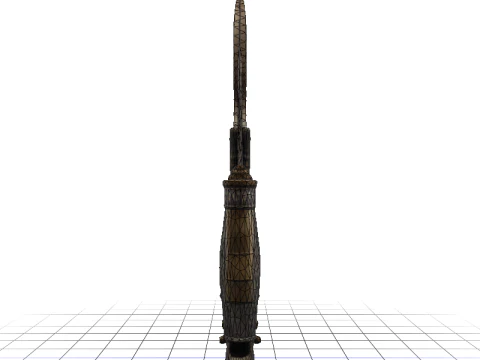 Babylonian Bronze Tool Set 3D Model
