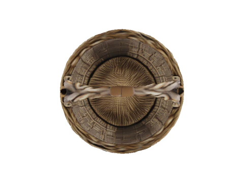 Codex Bronze Basket 3D Model