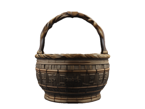 Codex Bronze Basket 3D Модель