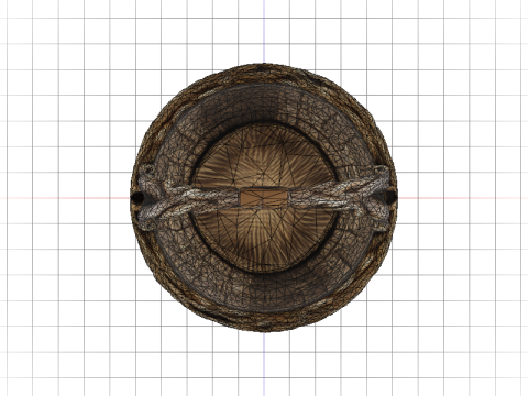 Codex Bronze Basket 3D Модель