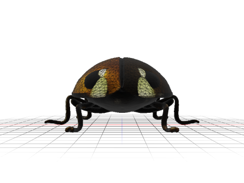 Codebox Bronze Ladybug 3D Модель
