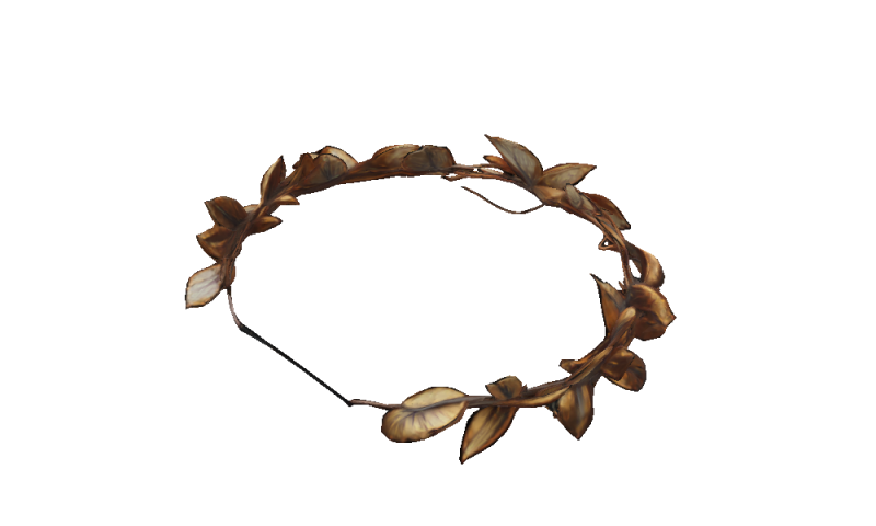 Rustic Golden Filigree Wreath Headband Modèle 3D .c4d .max .obj .3ds .fbx .stl .blend 