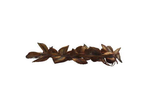 Rustic Golden Filigree Wreath Headband Modèle 3D