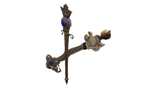 Codex Bronze Royal Scepter 3D Model