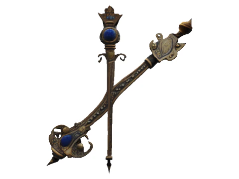 Codex Bronze Royal Scepter 3D Model