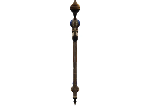 Codex Bronze Royal Scepter 3D Model