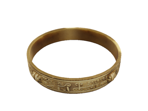 Codex Copper Ankh Bracelet 3D Model